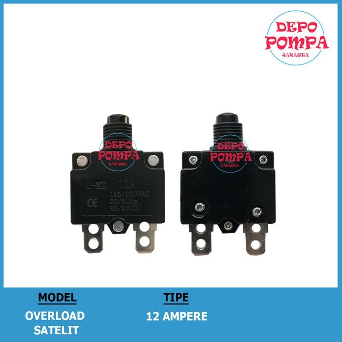 Ready JT Overload Pompa Satelit 12 Ampere / Switch Protector