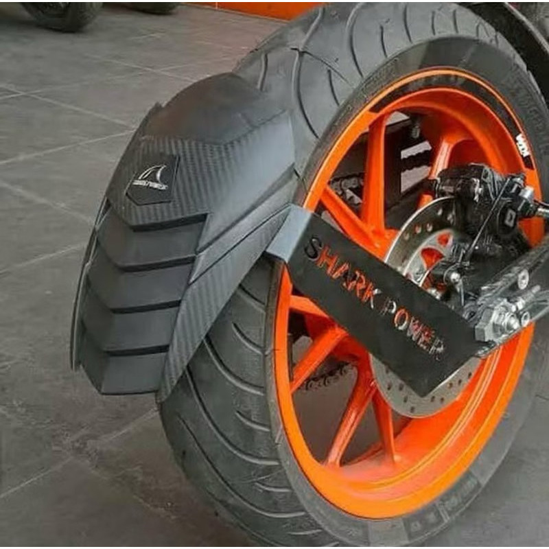 Mudguard Sharkpower Mudguard Spakbor Bela Carbon R15 V3 Cbr R25 Mt15
