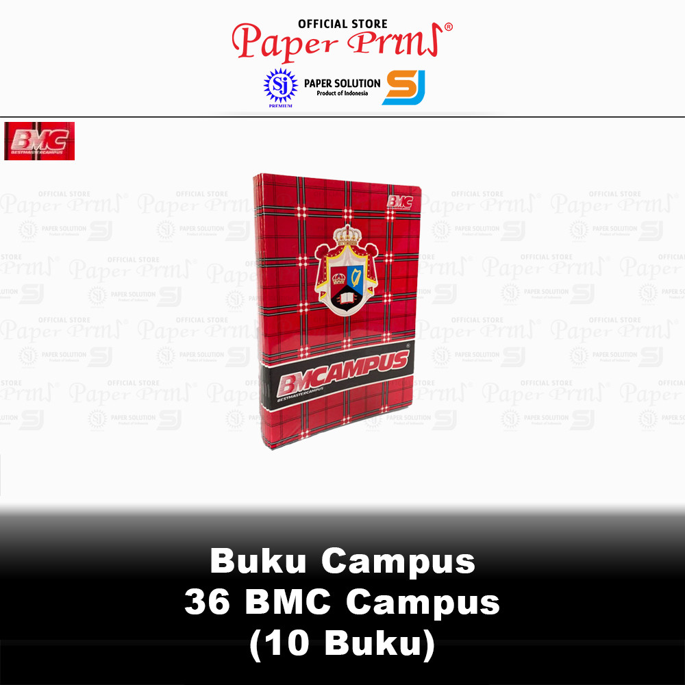 

Buku Tulis Campus Kampus BMC 36 Lembar - 1 Pack isi 10 Buku