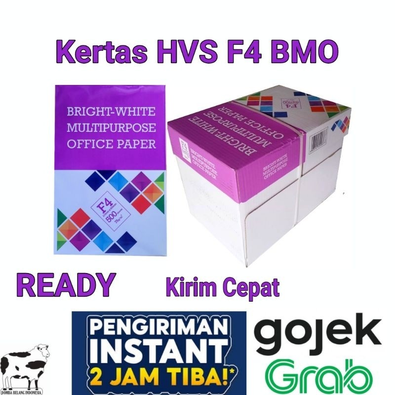 

Kertas HVS F4 75 Gram 1 Rim BMO (Untuk Foto Copy, Print Dokumen, Kualitas Tinggi)