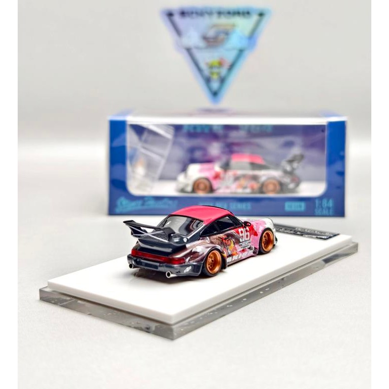Promo Terbatas Stance Hunters Resin Rev Porsche Rwb 964 Akiba #96 High Gt Wing Figure Boss Gundam