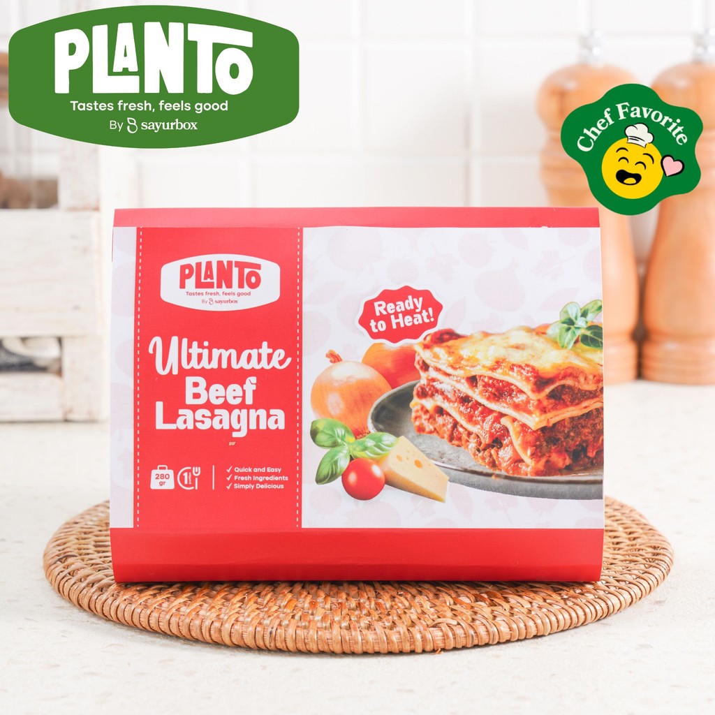

Planto Beef Lasagna Personal Size 280 gram