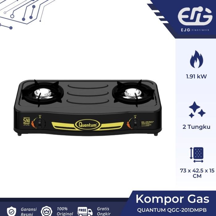 Quantum kompor gas 2 tungku QGC 201 DMPB 201 DMP-B QGC 201DMPB