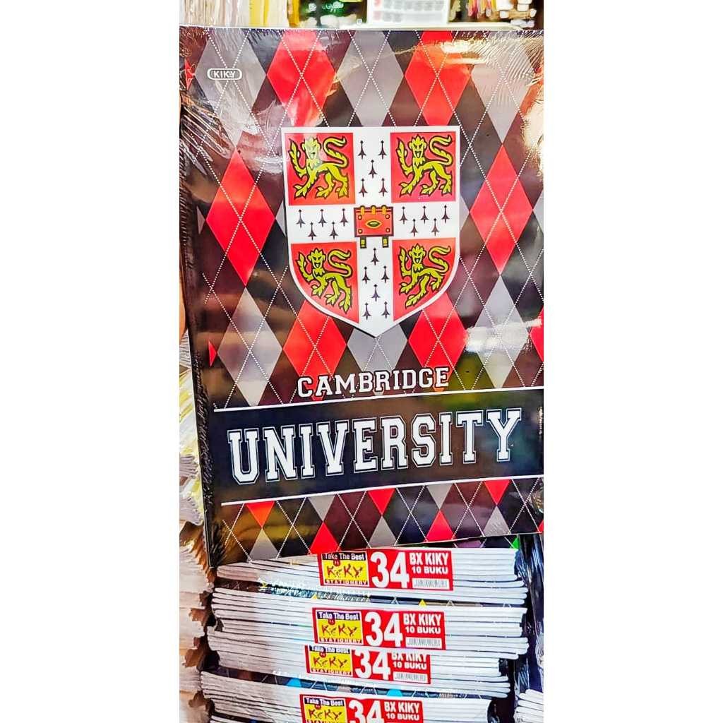 

Buku Tulis Kiky Boxy CAMPUS / UNIVERSITY 34 lembar (1 pack isi 10 buku)