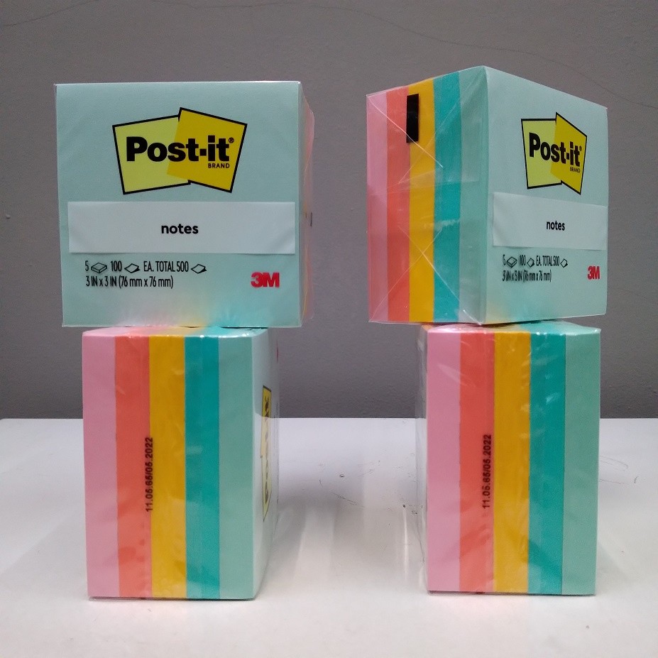 

3M Post It Super Sticky Notes 654-5AP 3 inch x 3 inch