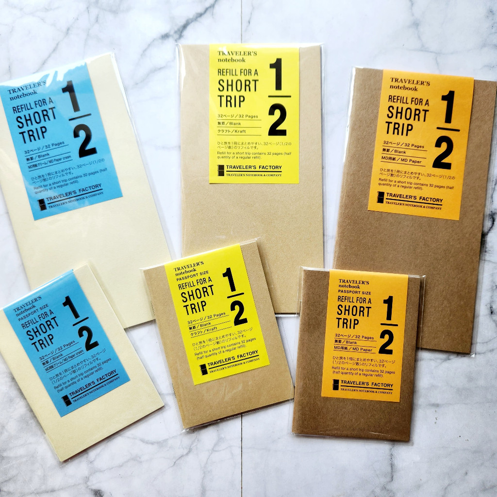 

Traveler's Factory Short Trip Refill - Reguler & Passport Size