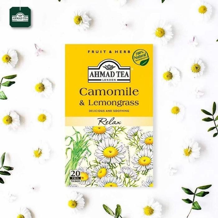

Ahmad Tea Relaxing Camomile & Lemongrass Teh Bunga & Sereh Sehat 20s-