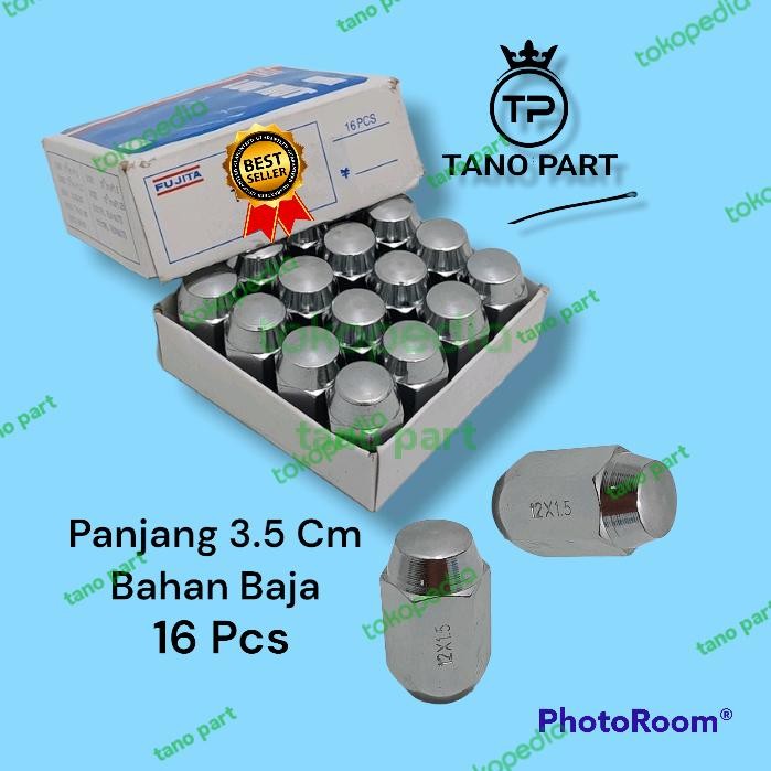 Mur Roda Racing Baut Lugnut Mobil Panther Timor Hyundai KIA Timor 16pc