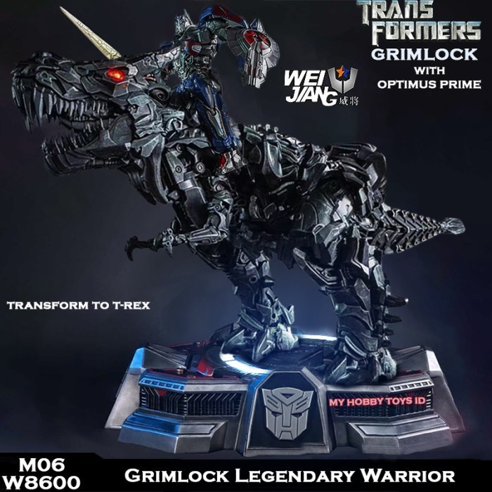 BARANG TERLARIS SALE  SALE MAINAN ACTION FIGURE TRANSFORMERS WEIJIANG M06 W8600 GRIMLOCK LEGEND