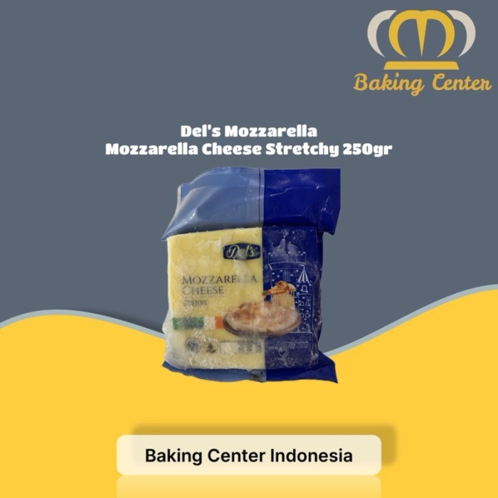 

(Expert) Dels Mozzarella Cheese Stretchy - Keju Mozzarella 250gr