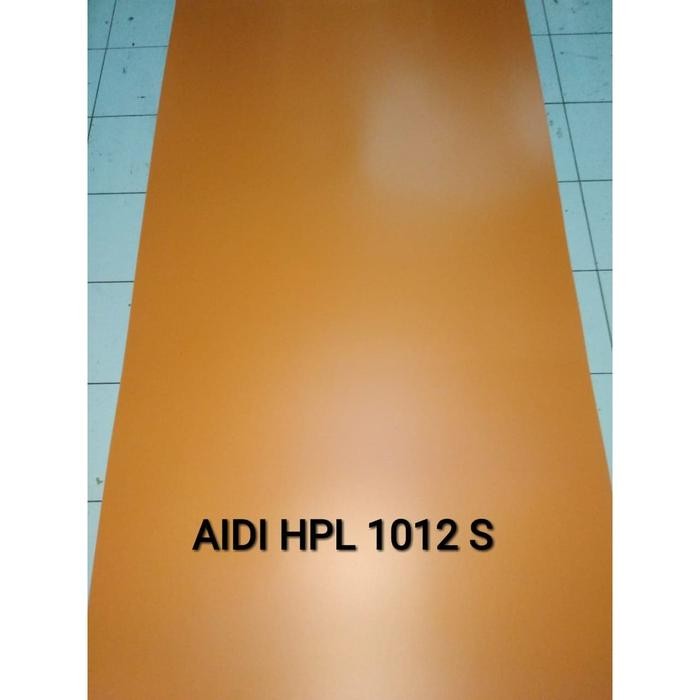 Terlaris AH 1012S ORANGE HPL ORANGE POLOS HPL SOLID HPL MATT POLOS HPL AIDI HPL AIDI 1012 S