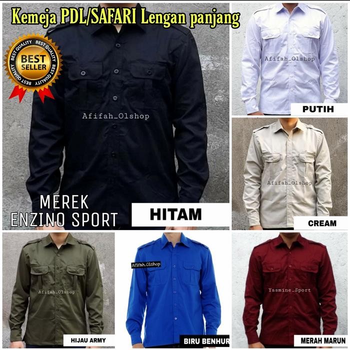 Kemeja seragam security lengan panjang ENZINO SPORT