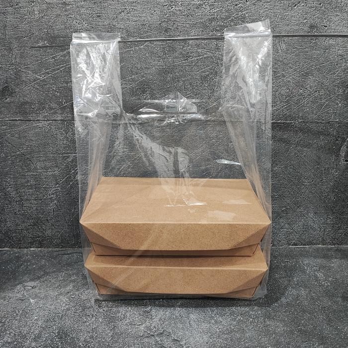 Happy- Kresek PE Bening 20x40 per pak Kantong Plastik PEX Bawang 20 x 40