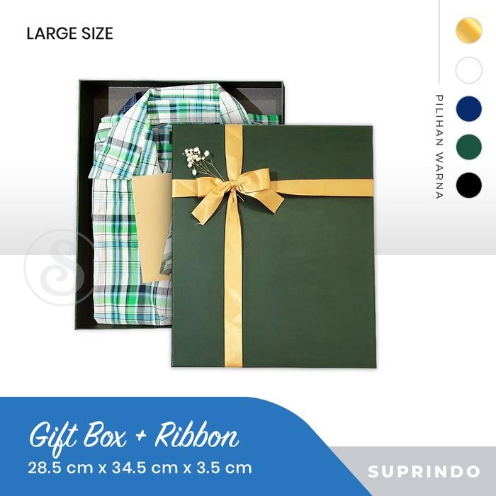 

Pesta- Kotak Kado Baju ukuran 28.5 x 34.5 x 3.5 cm (MIX)