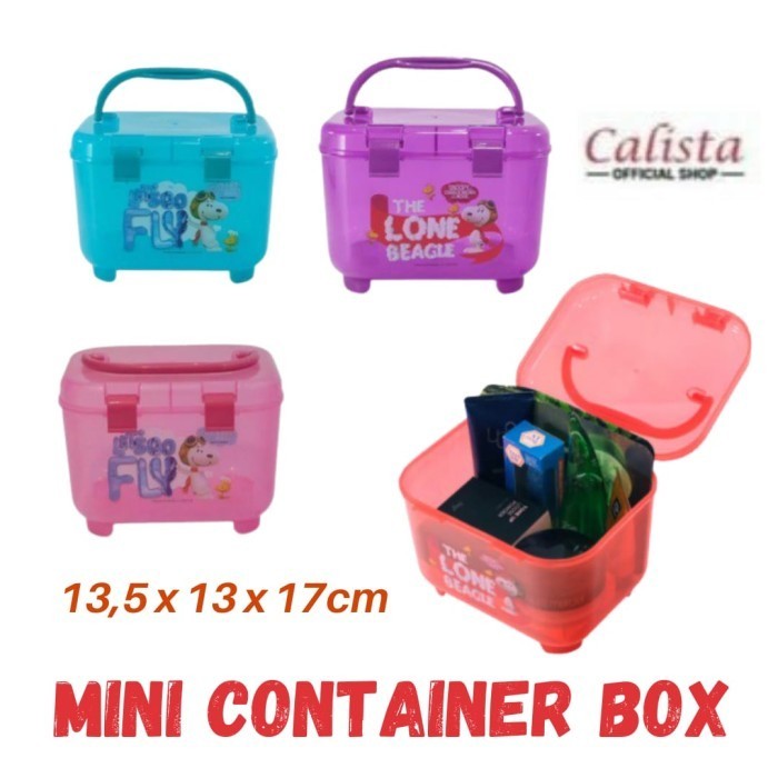 

Pesta- Calista Mini Box Container Kotak serbaguna souvenir ulang tahun