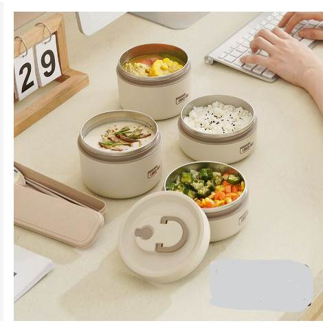 Lunch Box Stainless Tempat Bekal Tempat Makan Stainless Bekal Makan Set 304 Baja Tahan Karat