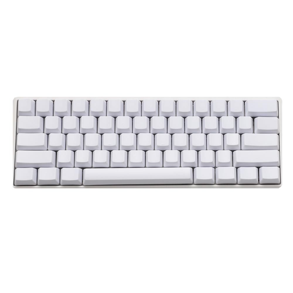 White Black Gray Green Blank Thick Pbt Oem Profile 62 Key Iso 61 Ansi Keycaps For Mx Switches