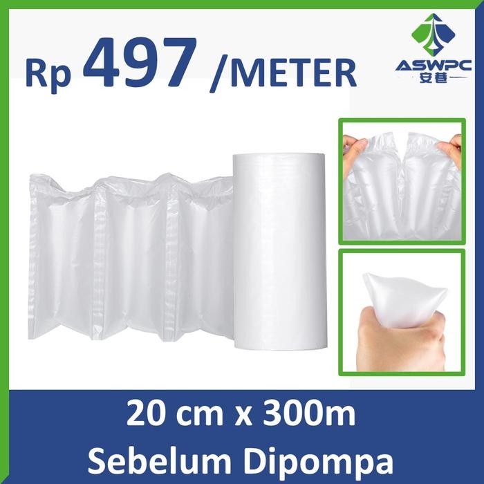 

Pesta- [BELUM POMPA] Air Cushion Pillow 20cm 300M Anti Pecah Gampang Disobek