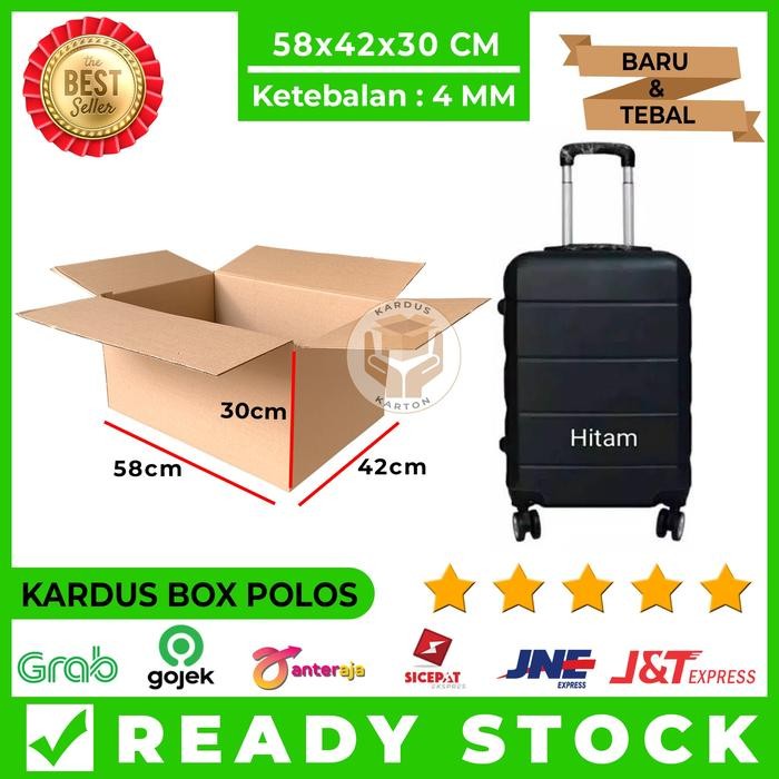

Pesta- Kardus Polos / Karton Box Packing 58x42x30 Cm Single Wall, Jumbo