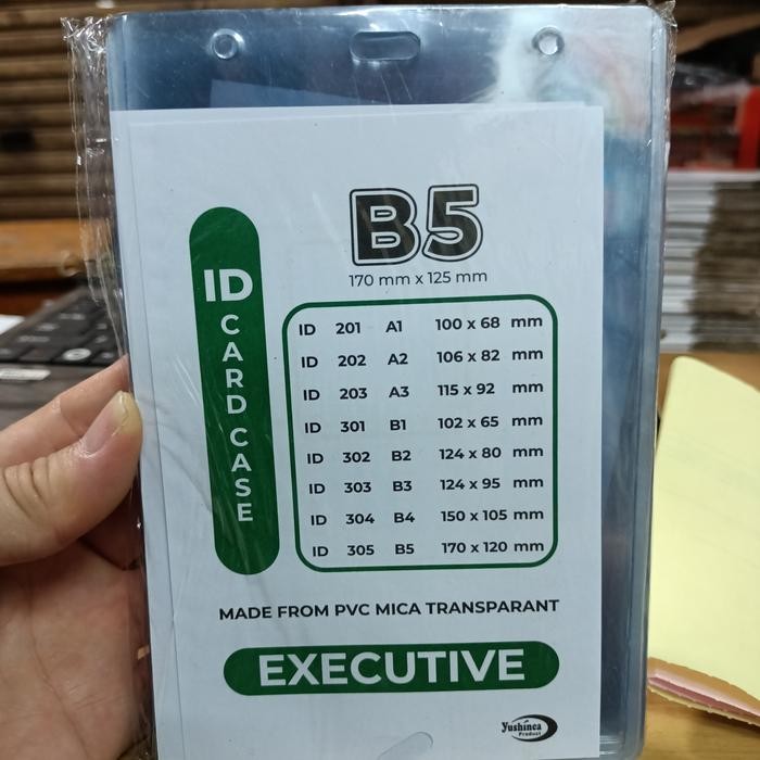 TERBARU! Plastik ID Card ukuran B5 (170 x 120 mm)