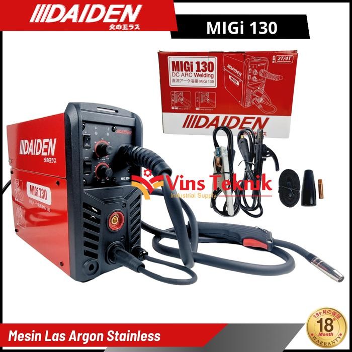 Yuk Order Daiden Migi 130 Travo Mesin Las Mig Mag Tig Mma Argon Stainless