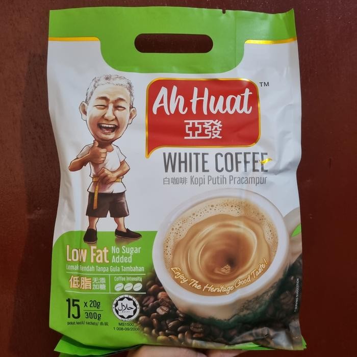 

ah huat white coffee low fat ahhuat tanpa gula