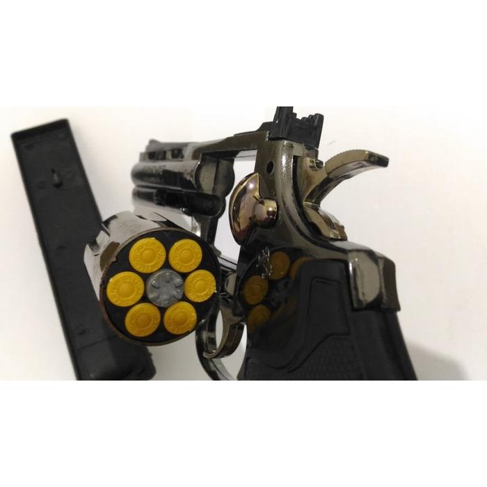 Hapnest- KOREK API MODEL PISTOL COLT PHYTON 357 ADA PELURU SEPERTI ASLI - MURAH