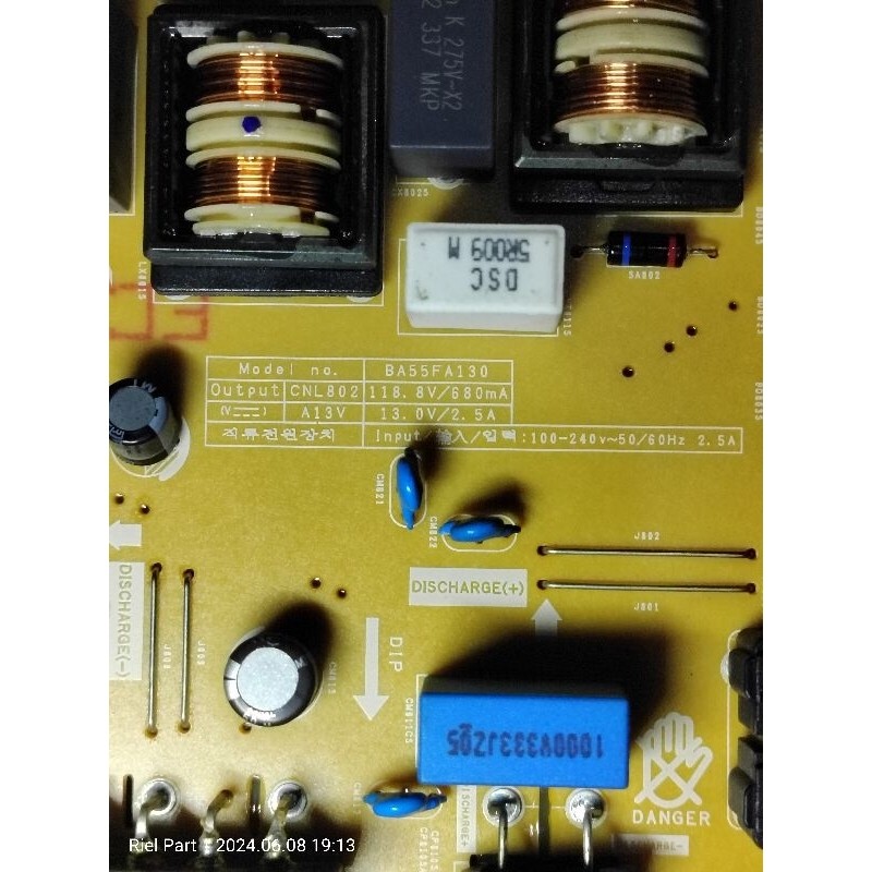 PSU - POWER SUPPLY - REGULATOR TV LED UA55AU7002K - UA 55AU7002K - 55AU7002 K