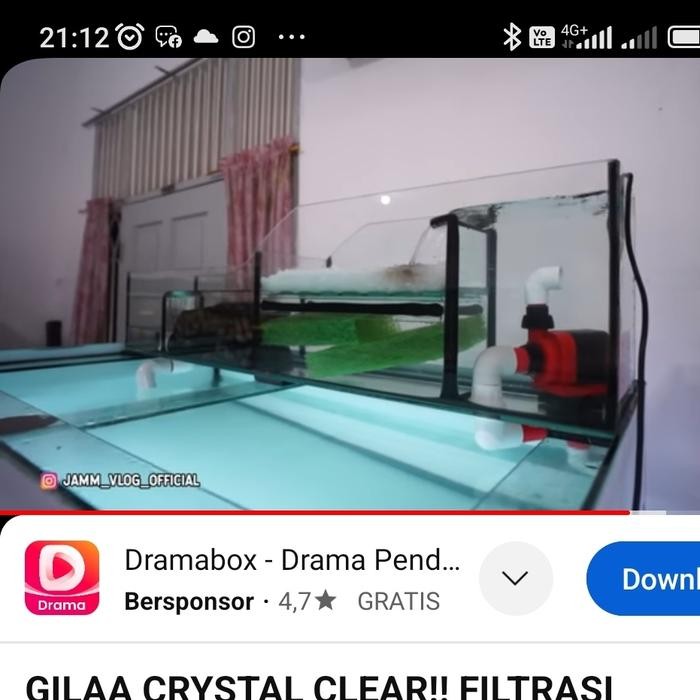 Custom Top Filter Bahan Kaca Filter Aquarium