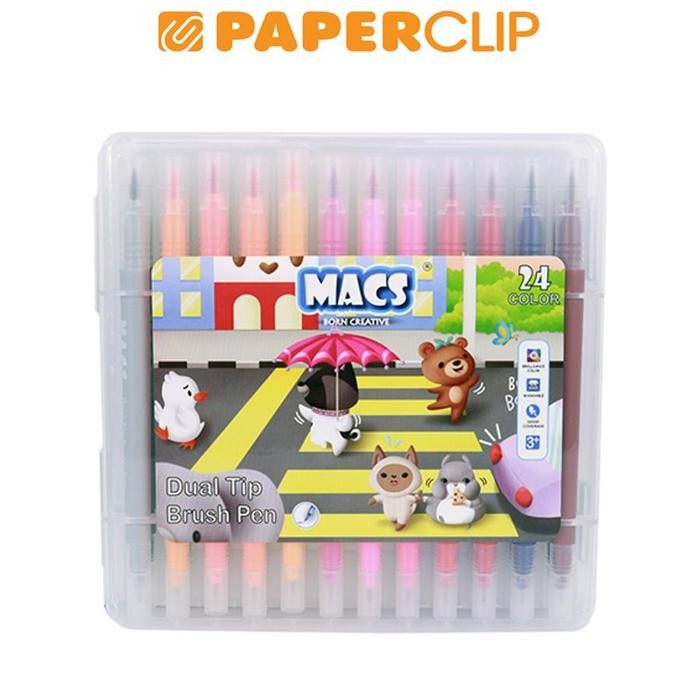 

SPIDOL MACS 18124 24 COLOR DUAL TIP