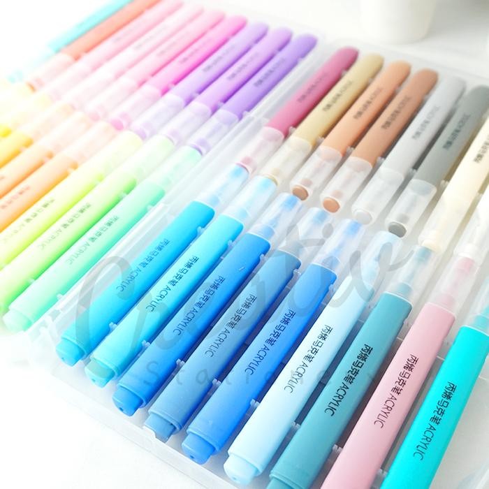 

GIORGIONE ACRYLIC MARKER SPIDOL AKRILIK WATER BASED PERMANEN 24 WARNA G-AM-MK