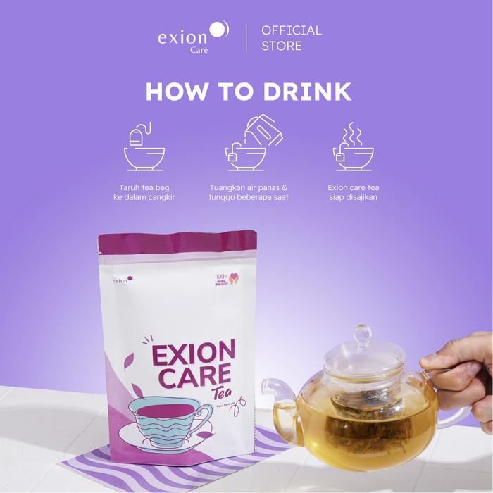 

Terlaris- Exioncare Bundle (H) Tea Purple Series - 50 Gr & Tea Green Series 1 Pouch - Isi 20 Tea Bag