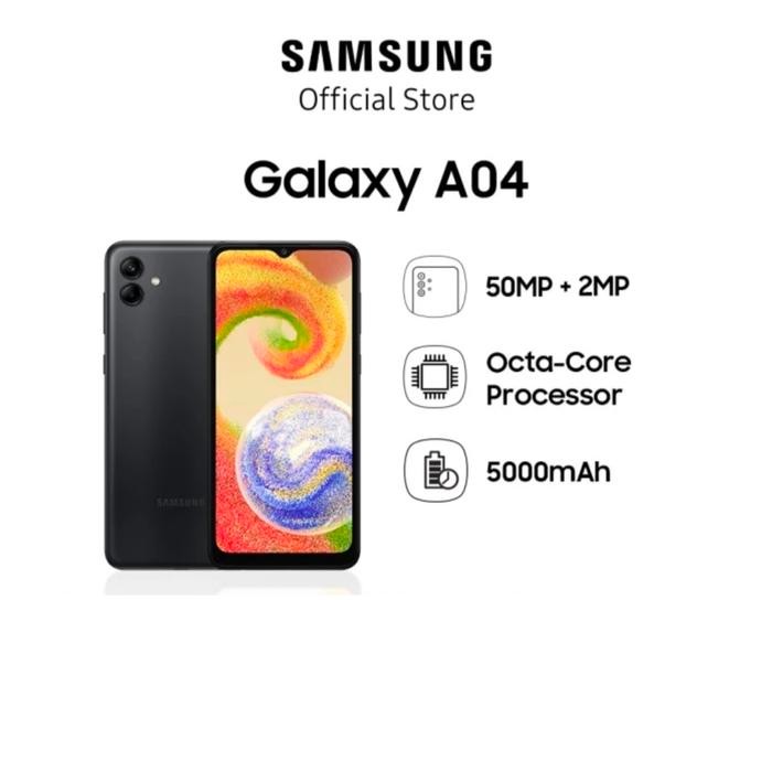 Gadgetra- Hp Samsung Galaxy A04 4/64 Gb - A 04 Ram 4Gb Rom 64Gb Garansi Resmi