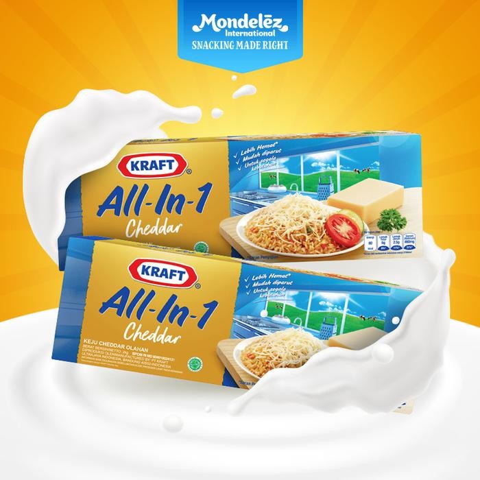

BARANG TERLARIS Kraft Keju All in 1 Cheese 2 Kg