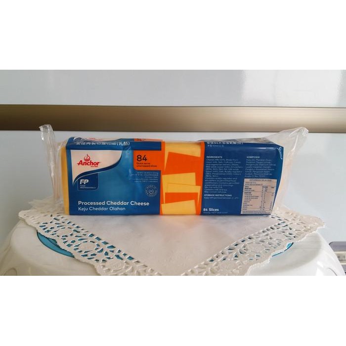 

BARANG TERLARIS Anchor cheddar cheese 28 slice 333gr