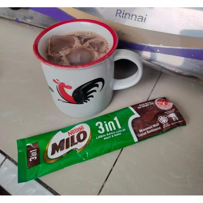 

BARANG TERLARIS Susu Milo Coklat Bubuk 3 in1 sachet 14+2 stik