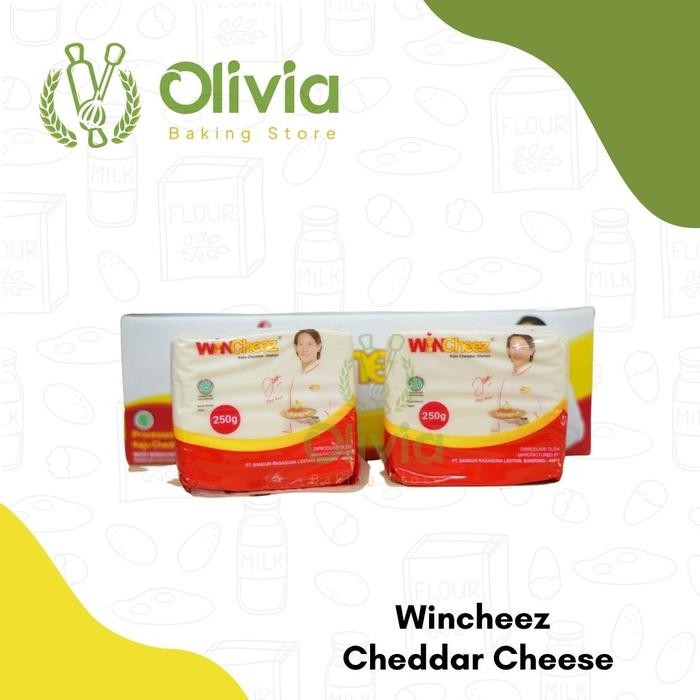 

BARANG TERLARIS Keju Wincheez Cheddar Cheese Block Olahan 2 Kg