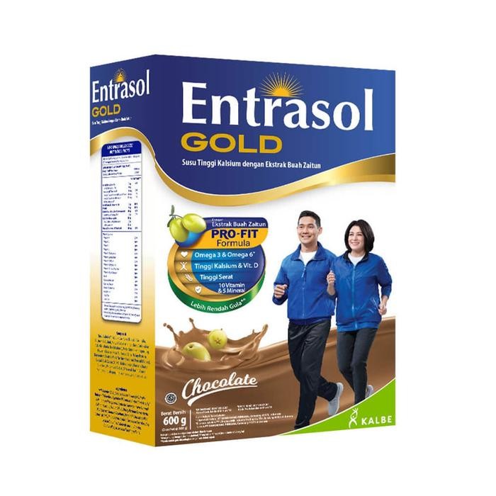 

BARANG TERLARIS entrasol gold chocolate 600gr susu lansia