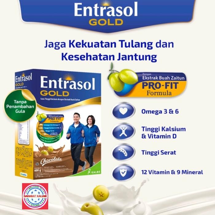 

BARANG TERLARIS ENTRASOL GOLD COKLAT 600GR PER 1 BOX
