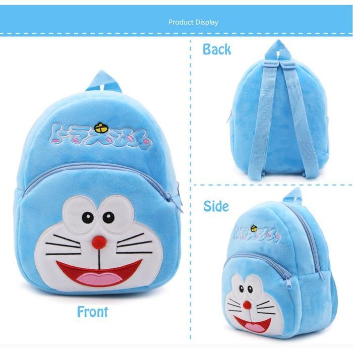 Tas Sekolah Karakter Anak Balita TK Paud Doraemon Ukuran 22 cm x 20 cm