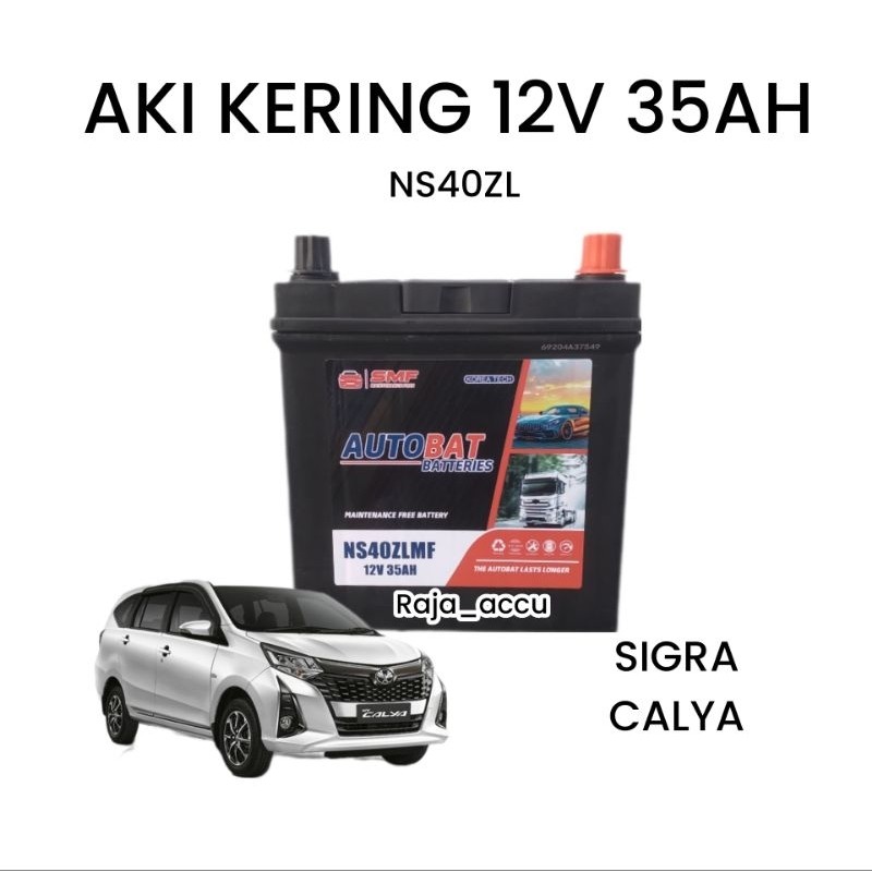 AKI MOBIL SIGRA,CALYA ,AKI LERING 12V 35AH AKI siap pakai 12v 35ah , jabodetabek