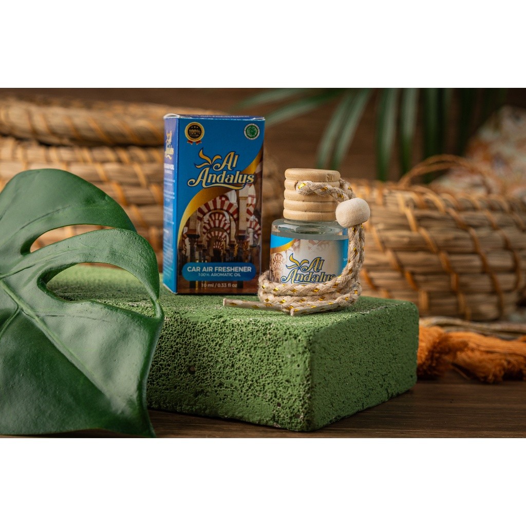 PARFUM/PENGHARUM MOBIL ISLAMI AL BARQAF KISWAH - RAUDHATUL JANNAH - AL ANDALUS AROMA HALAL