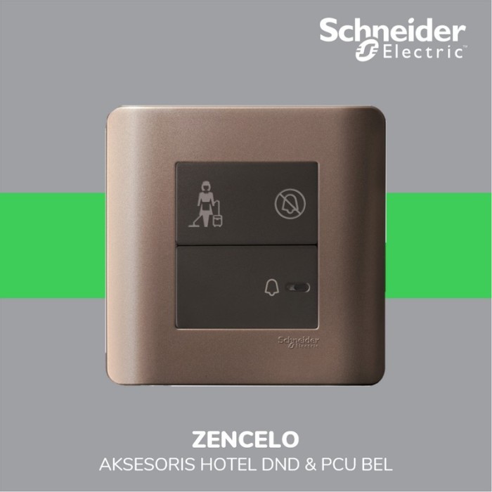 READY STOK Schneider Electric ZENcelo Aksesoris Hotel DND&PCU Bel E8431BPDM_SZ