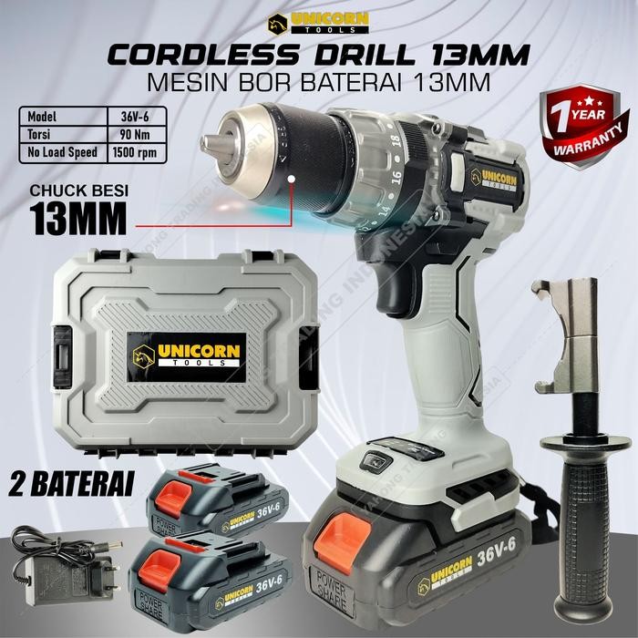 Mesin Bor Electric Bor Baterai Cordless drill hammer drill