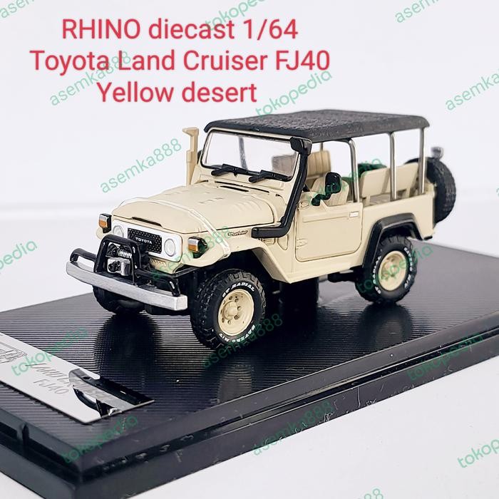 Rhino 1/64 diecast Toyota Land Cruiser FJ40 Pickup - Segel