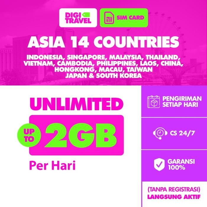 EraCell- Sim Card Singapore Malaysia Thailand Vietnam Jepang Sim Card Jepang Sim Card Korea