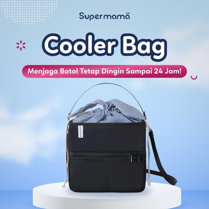 Babiboo- Supermama Lab Original Cooler Bag Tas Pendingin Susu
