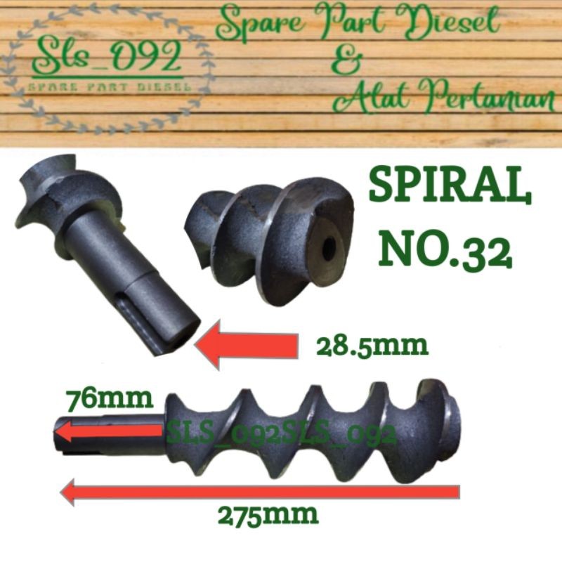 GILINGAN DAGING NO 32 (SPIRAL/ULIR)