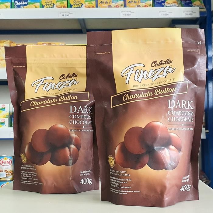 

Colatta Fineza Chocolate Button 400Gr / Coklat Koin Colatta 400Gr