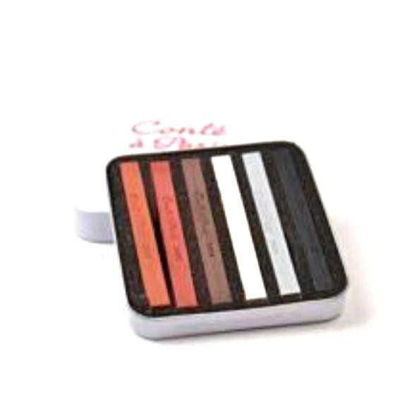 

Conte Sketch Sketching Crayon Assorted 6 Pcs